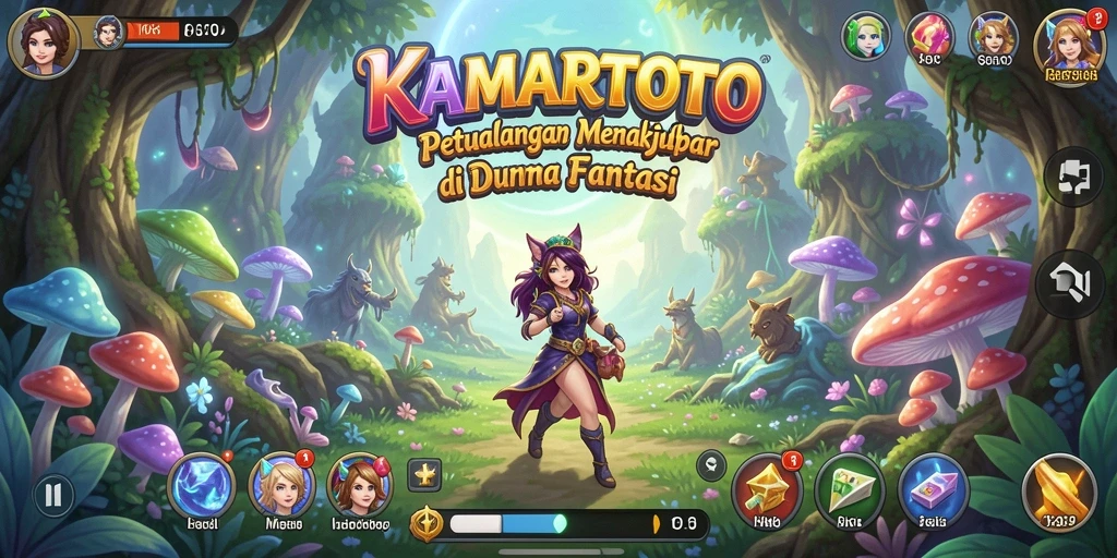 Screenshot menampilkan aksi seru dalam permainan KAMARTOTO.