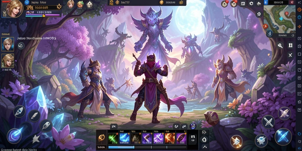 Tampilan gameplay SIA777 yang menakjubkan dalam pertarungan MMORPG.