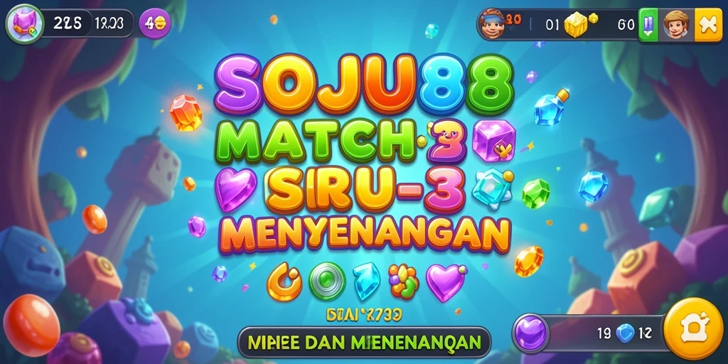 Gameplay seru mencocokkan item dalam SOJU88.