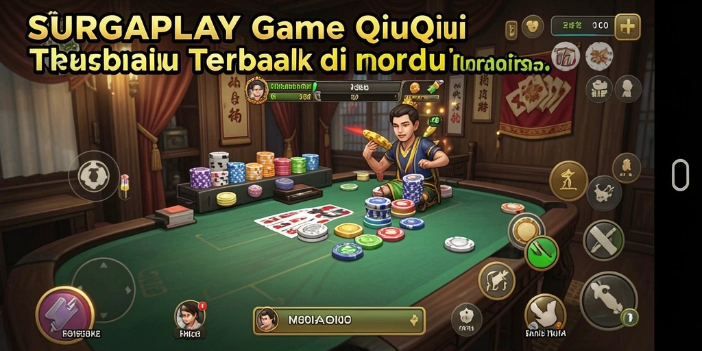 Tampilan gameplay menarik dari SURGAPLAY QiuQiu.